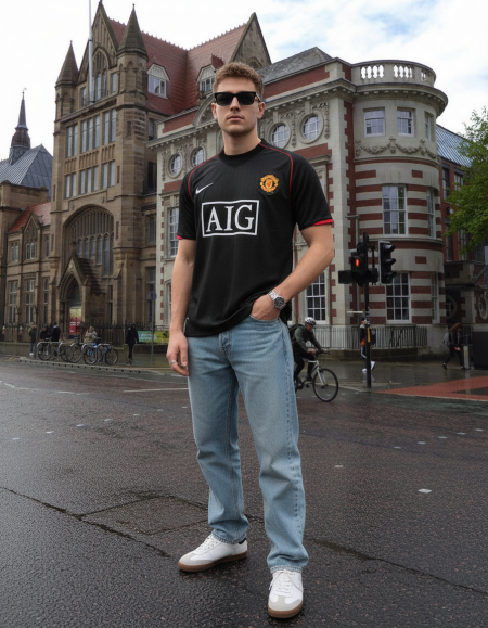 Manchester United 07-08 /  2do uniforme