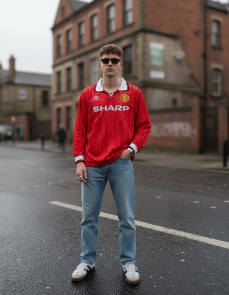 Manchester United 93-94 / 1er uniforme